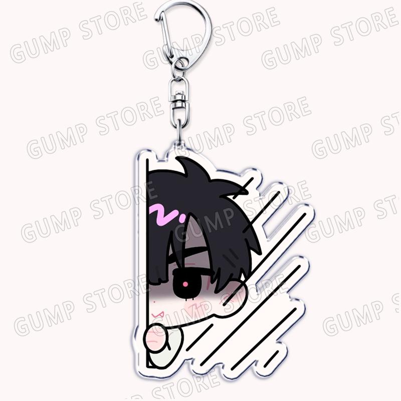 Popular Anime Alien Stage Chibis Music Keychains for Accessories Bag Luka Ivan Till Mizi Hyuna Sua Keyrings Jewelry Fans Gifts