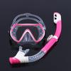 Maschera da Immersione in Silicone per Bambini e Adulti con Snorkel - Lente in Vetro Temperato HD, Montatura Grande