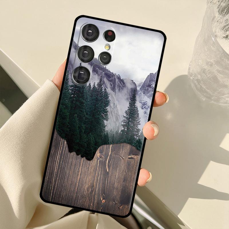 

Чехол для телефона Samsung Galaxy S23 S21 S22 Ultra Note 20 S8 S9 S10 Plus Note 10 Plus S20 FE с рисунком природы из дерева Galaxy S9 Plus