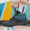 Men's Breathable Mesh Basketball Shoes - Colorful Youth Sports Sneakers
