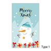 Decor Package Insert Message Note Cards Greeting Postcard Happy New Year Merry Christmas Card