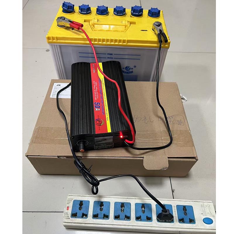 12V Automotive Battery Charger for Lead-Acid & LiFePO4, 10A/20A/30A, 14.6V Compatible