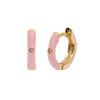 CRMYA Copper Gold Plated Earring Set For Women Color CZ Zircon Piercing Clip Hoop Dangle Earrings For Women Jewelry Wholesale