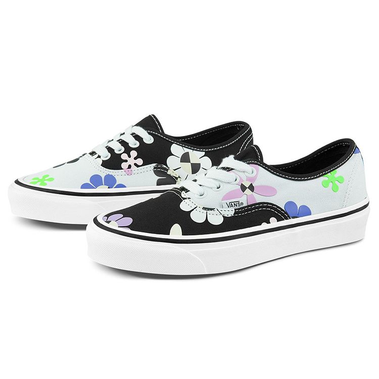 Vans Authentic 44 DX Anaheim Factory - Psychedelic Floral Unisex Sneakers Black True-White VN0A54F241S