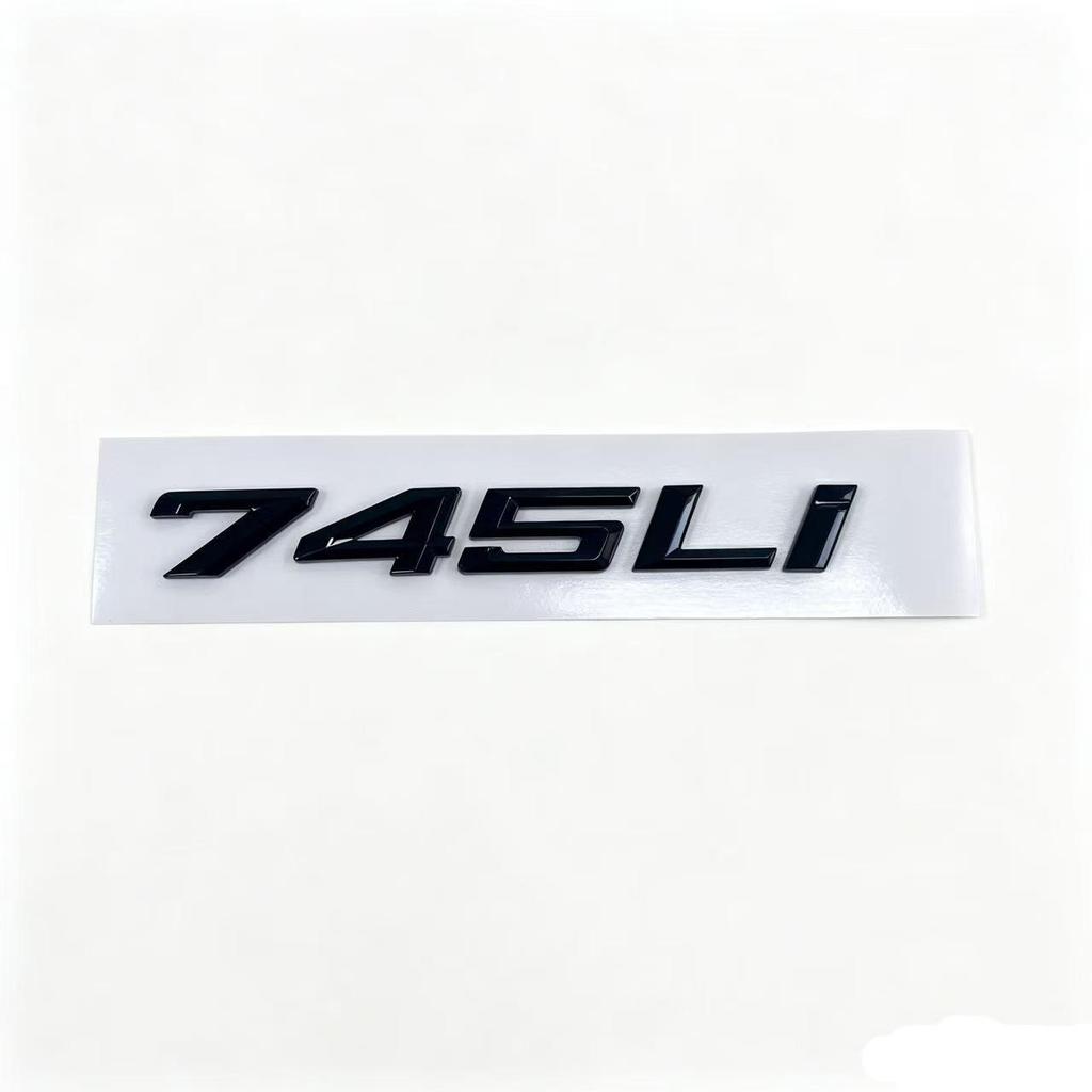 Compatible BMW 3, 5, 7 Series 320Li, 530Li, 740Li Rear Emblem Displacement Sticker.