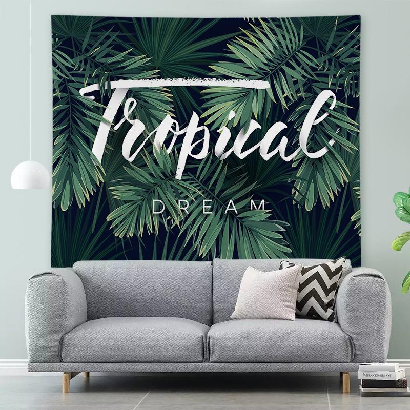 VIKAMA American Minimalist Mandala Tapestry Wall Decoration Living Room Bedroom Dormitory Easy To Hang Home Decoration