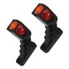 9 LED Truck Tail Light Bright Turn Signal Brake Reverse Tail Light for 12-24V Truck Boats Snowmobile Trailer Pickup