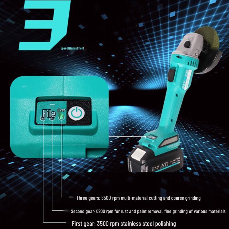 Dayi 20V Cordless Brushless Angle Grinder CN plug (adapter included)