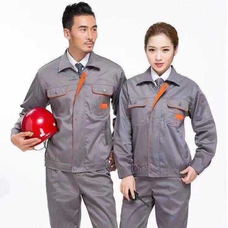 Men's Durable Long Sleeve Workwear Set - Comfortable Anti-Wear Auto Repair Overalls for Spring & Autumn