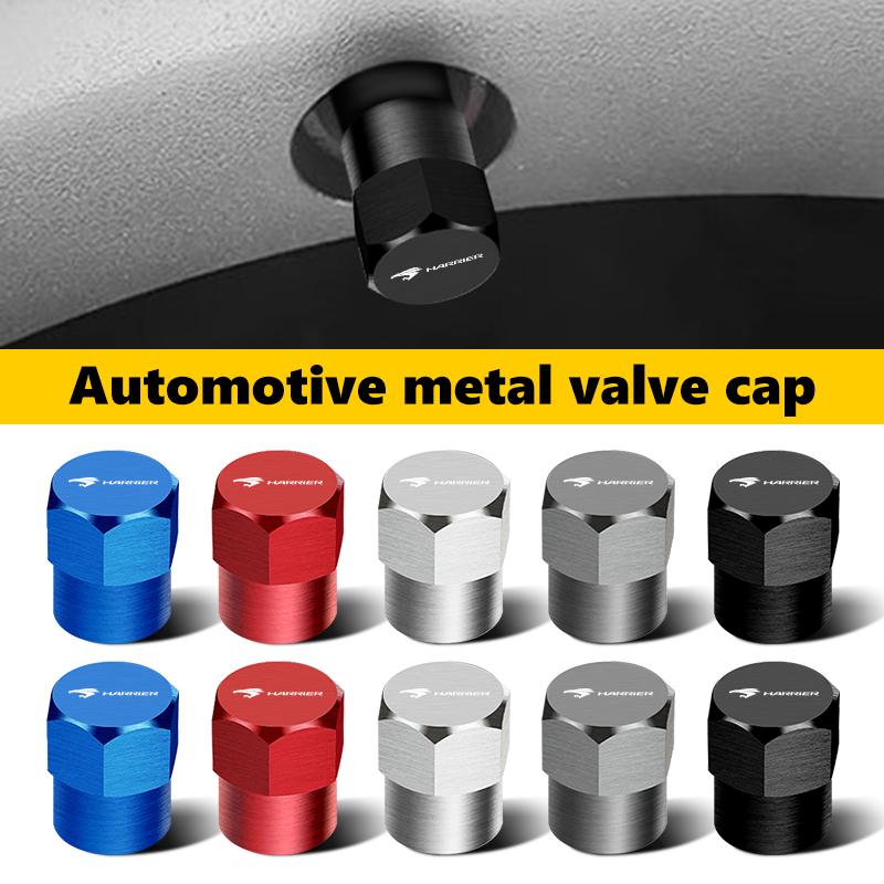 For Toyota Car Logo Wheel Tire Valve Caps Tyre Rim Stem Cover Decorative Accessories Harrier RAV4 CHR Corolla Camry Highlander RJ6