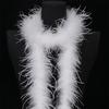 Feather Boa Ostrich 8-10cm Trim Long For Sewing Party Crafts Clothes Hat Dress 2Yards 1.82Meter Plumas Strip Black White Pink