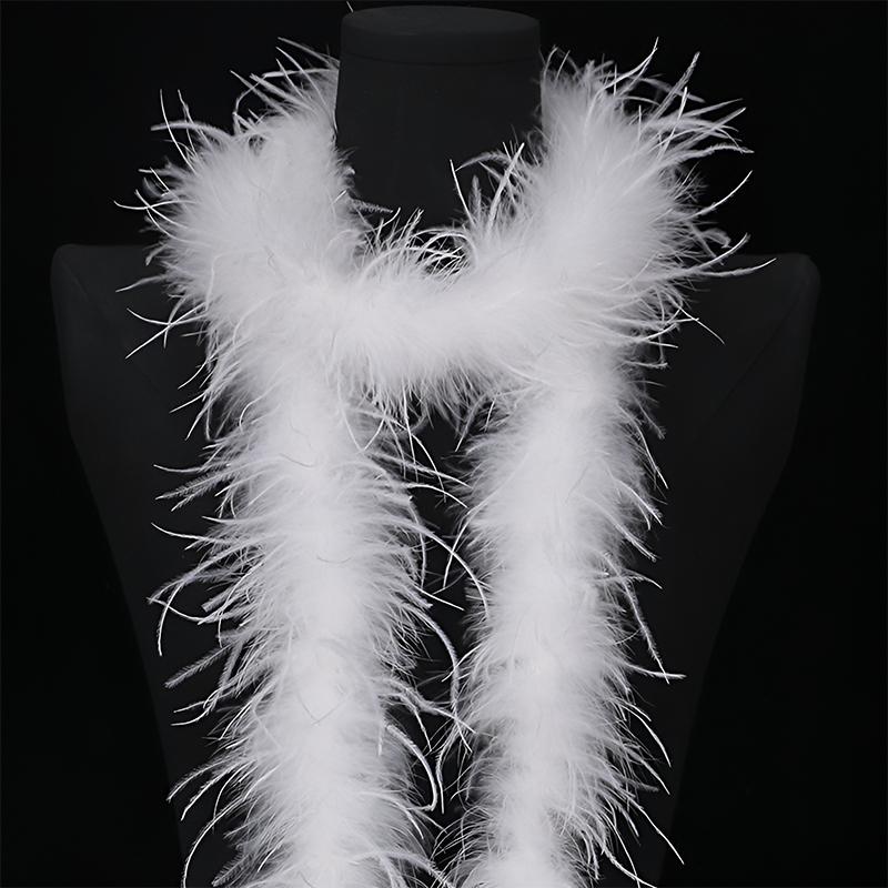 Feather Boa Ostrich 8-10cm Trim Long For Sewing Party Crafts Clothes Hat Dress 2Yards 1.82Meter Plumas Strip Black White Pink