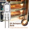 Lampadina alogena G4 12V 20W per forno, 500°C resistente alle alte temperature, durevole, lampadario, lampada da parete, lampadina di ricambio per fornello