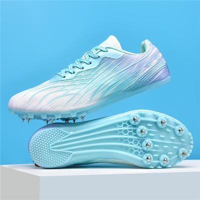 2026 New Sprint Track Field Shoes Breathable Women Spikesed Sneakers Size 35-45 Outdoor Sneakers Men Track Training Shoes