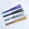 Foldable Butterfly Knife Comb with Buckle Styling Tool Comb New Beard Comb  Photo Props
