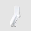 Women's Boneless Socks - Medium Tube, Non-Cotton, Spring/Autumn Style, Black & White, Summer Long Net Red Ins Tide.