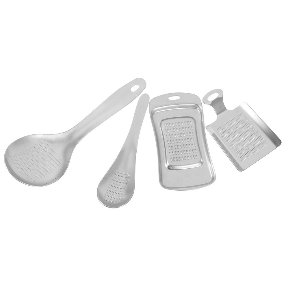4 Pcs Kitchen Garlic Presser Stainless Steel