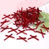 100pc 3cm Mini Ribbon Bows Flower for Sewing Appliques Crafts Decoration Hair Accessories Wedding Gift Box Ornament Supplies