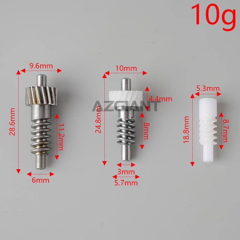 Replacement Worm Gear for Folding Rearview Mirror, Compatible with Honda Jazz 2014-2021