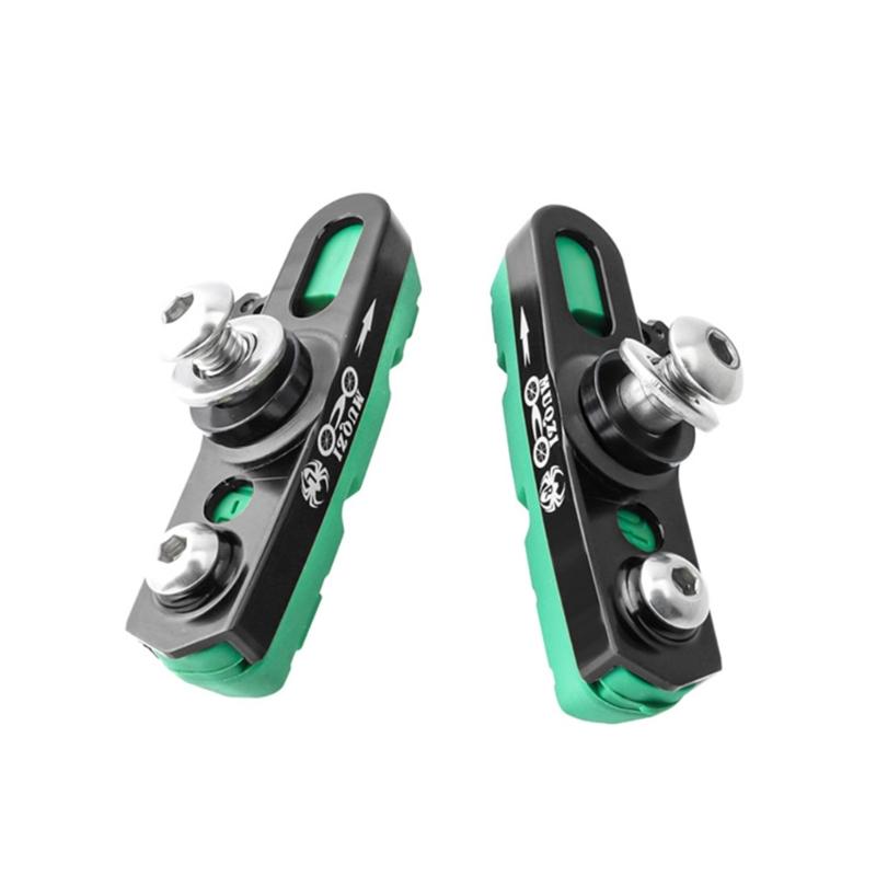 Aluminum Alloy Bicycle Brake Pad Practical Bike Brake Pads Folding Bike Brake Shoes Pads Replacement Cycling Accessories