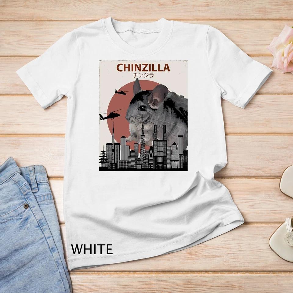 Chinzilla Funny Chinchilla T-Shirt - Chinchilla Lovers Gift Unisex T-shirt 6 4XL
