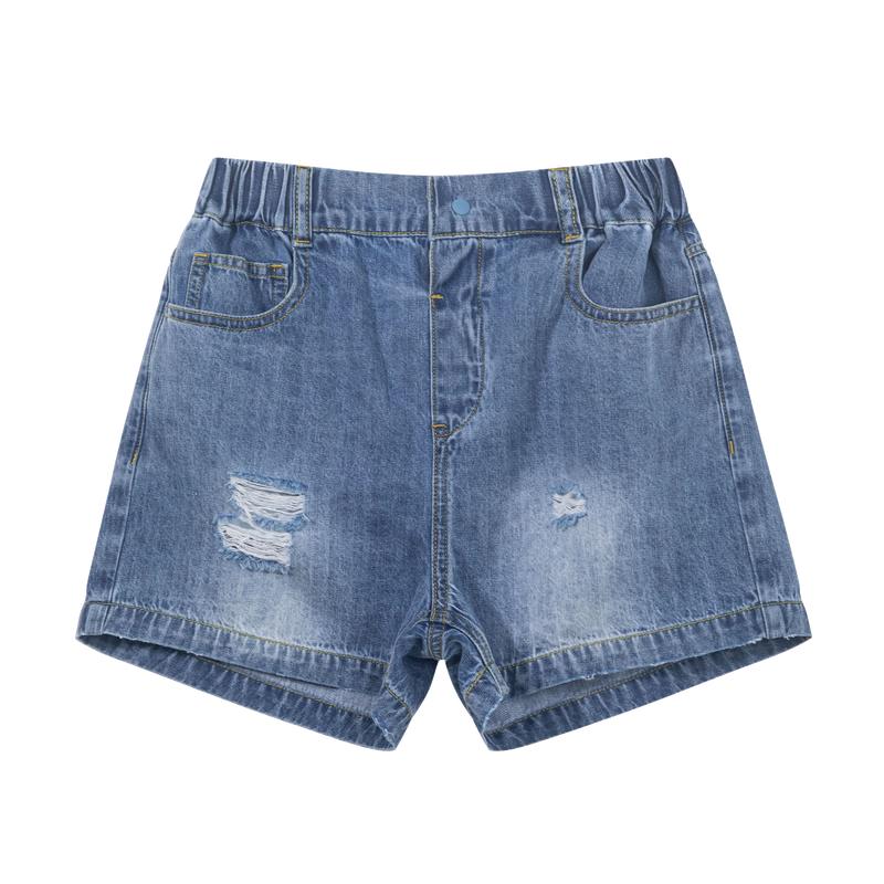 M.Latin Girls  Washed Ripped Denim Shorts S