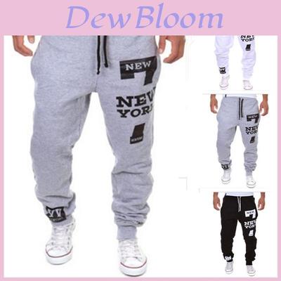 Mens Tracksuit Sport Gym Slim Fit Skinny Jogging Pants With Soft Polyester Material