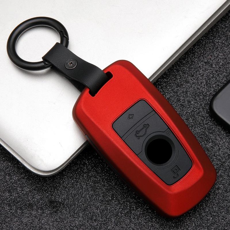 Carbon Fiber Car Key Fob Case Skin Cover For Bmw 3 4 5 Series 320I 530I 550I F20 F21 F30 F31 F25 F01 F02 Car Key Case