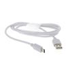 USB Type C Cable - ACCE2S - Sync & Charge - Compatible with XIAOMI - White - 1 Unit