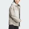 Adidas X National Geographic Color Block Double Layer Waterproof Outdoor Jacket Men Jacket Light-Brown IS9522
