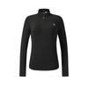 FILA Fitness Casual Sports Simple Breathable Stain Resistant Elastic Knit Long Sleeve T-Shirt Women Tops A11W541206FBK