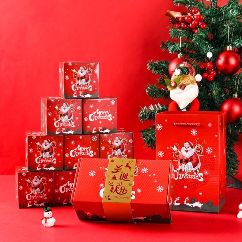 Christmas Popup Gift Box Surprise Fold Designs Paper For Holiday Party Decorations Holiday Accessories