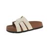 Internet celebrity soft bottom cool slippers women wear summer new with skirt flat bottom beach one word