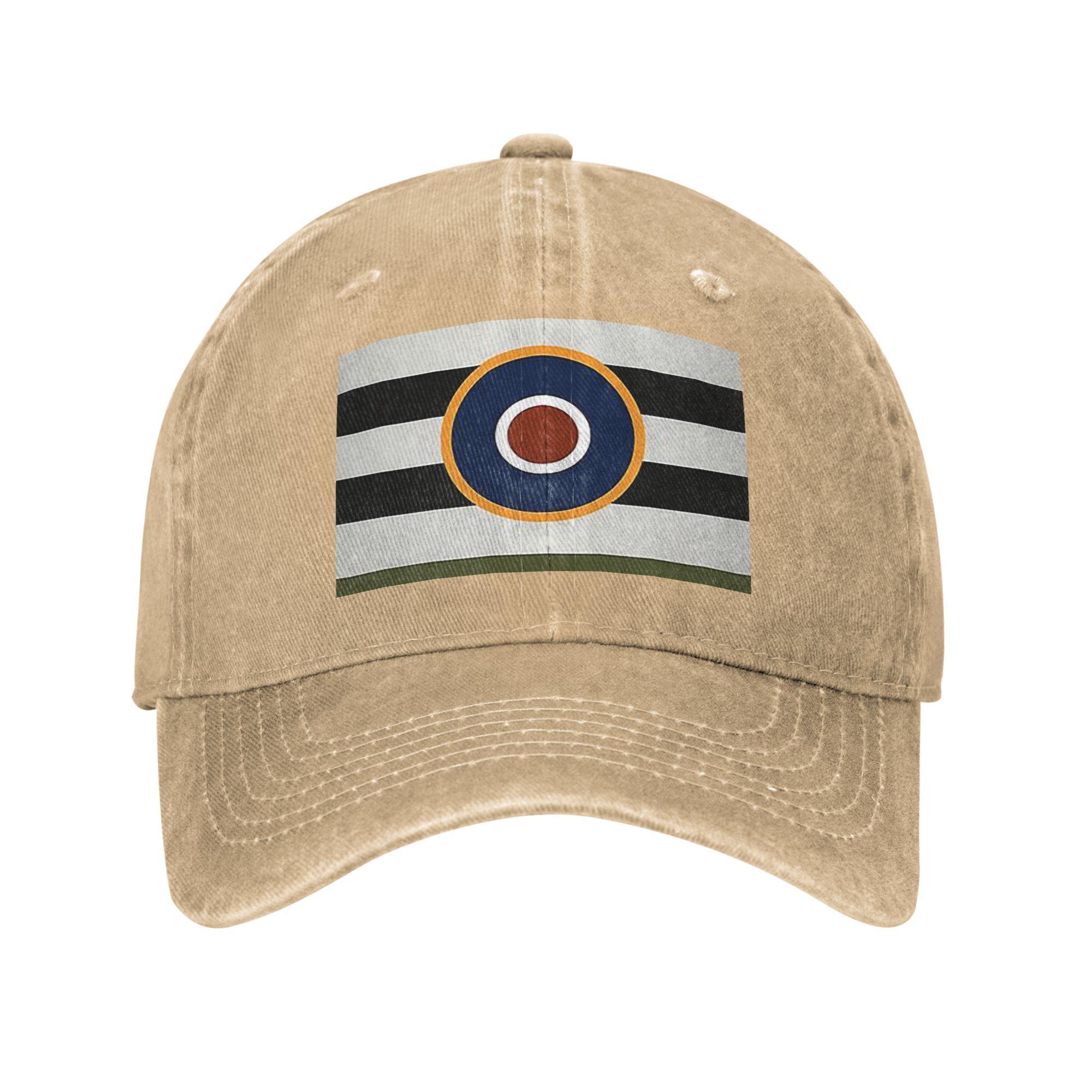 

Unisex Baseball Hats D-Day Stripes With RAF Roundel Denim Outdoor Baseball Caps Hip Hop Cap Casquette One Size