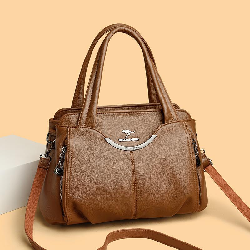 Simple Women's Bag Handbag New Medium Mother Large Capacity Shoulder Messenger Bag