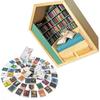 2025 New Handmade Room Box With Exquisite Wooden Scenes Unique Stress Books Decor Set Reliever Book-Room Miniature Bookshelf