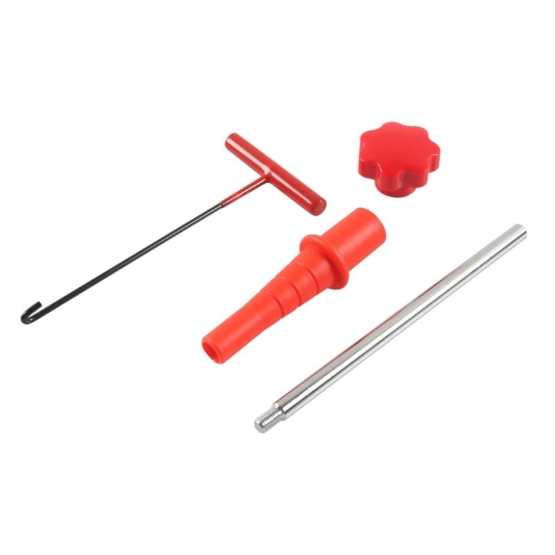 Kit di rimozione e installazione valvole pneumatici per tutti gli usi Set di attrezzi per installazione nuclei valvole Adatto a dimensioni multiple di stelo