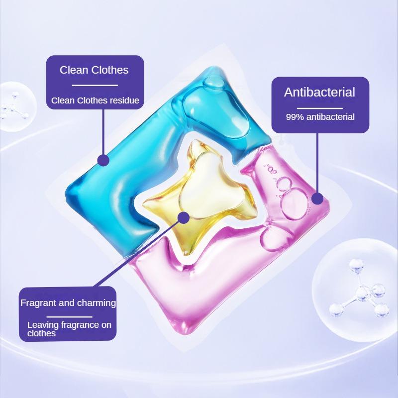 Laundry Condensation Beads Fragrance Beads Three-in-one Perfume Type Strong Cleaning Type Lasting Fragrance
