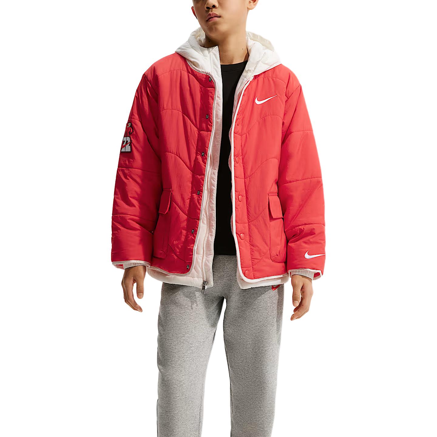 Nike Kids Padded Jackets Hooded Moderate IU7352-657 L