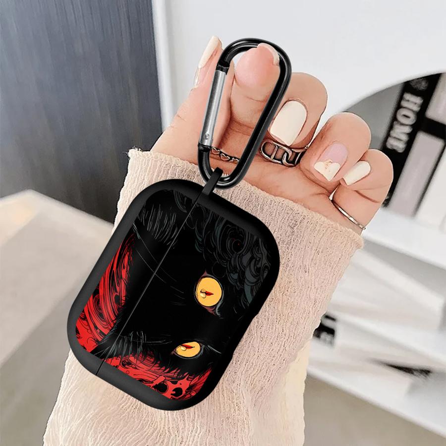 Cool Dark Funny Cat Earphone Cases Cover Case For Airpods 1 4 Pro2 3 Pro Pro3 2