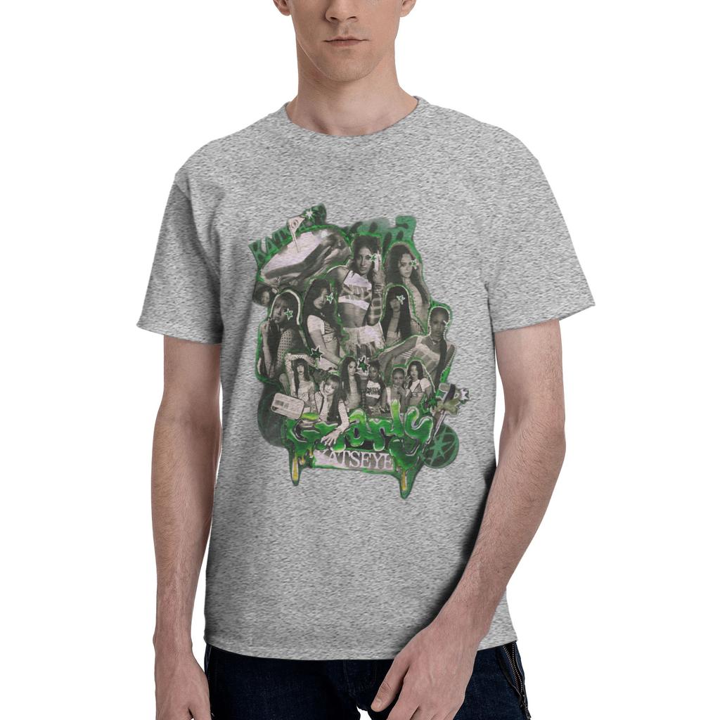 Custom Cool Kkatseyes T Shirt Unisex Short Sleeves Pure Cotton Tshirt Leisure Girl Group Tees Tshirt