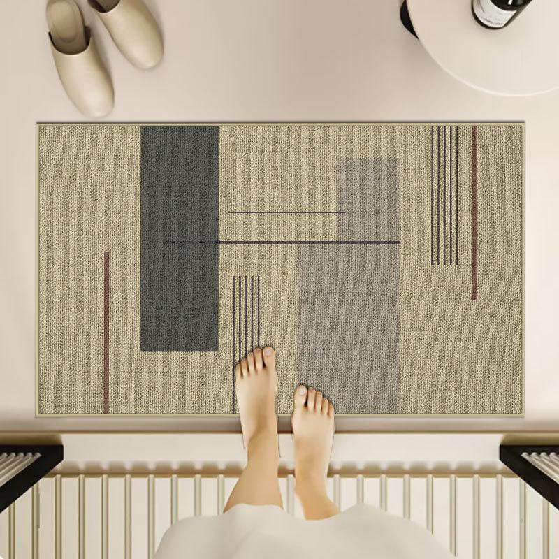 Entrance Door Mat Foot Mat Water Absorbing and Anti Slip Entrance Door Bathroom Entrance Hall Kitchen Carpet