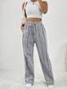 Autumn High Waist Wide Leg Loose Comfortable Women's Pants - Casual, Sports, Straight Leg