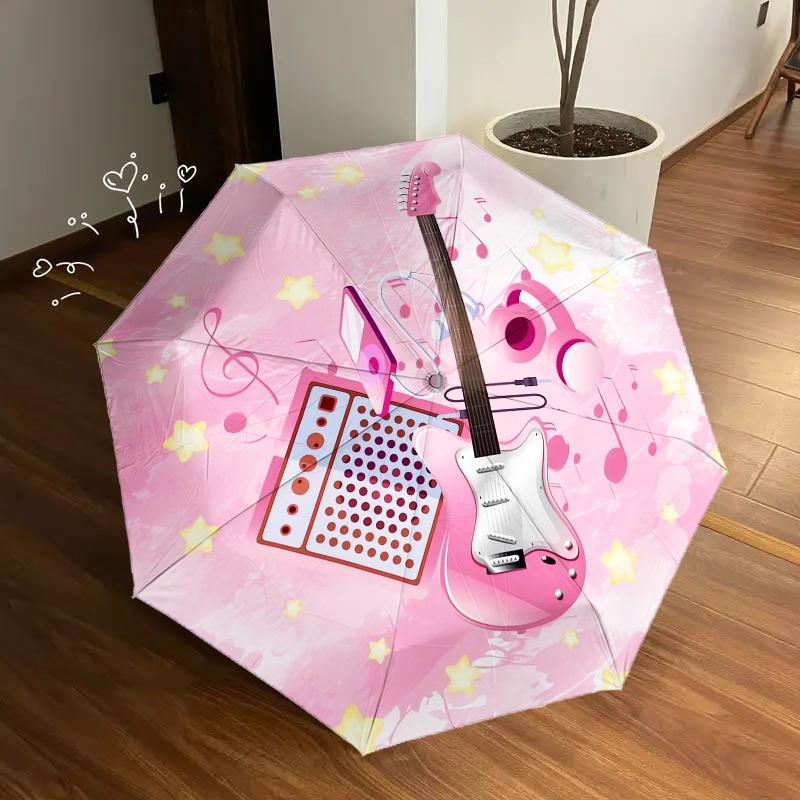 1pc Guitar Amplifier Themed High-quality Umbrella,Automatic Opening and Closing Umbrella,Multi-functional Umbrella G0811210
