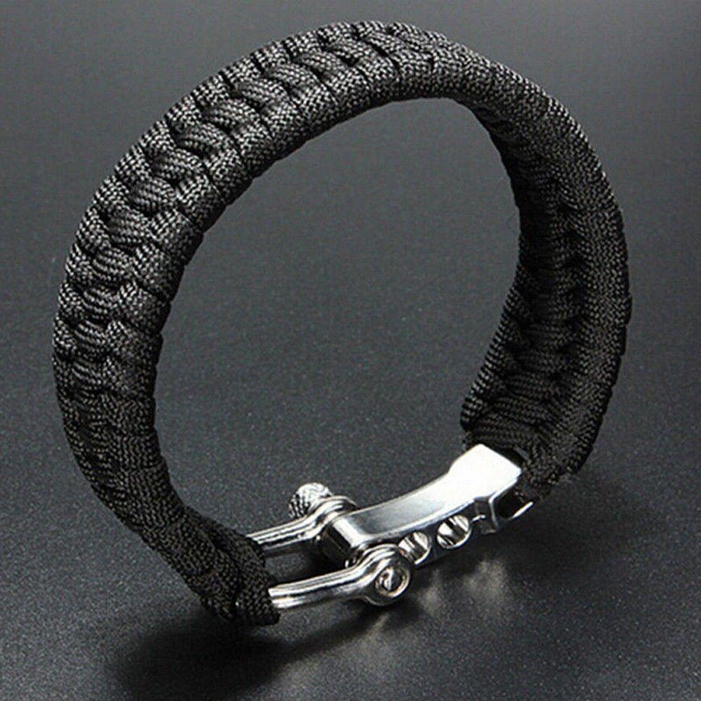 draußen Camping Paracord Fallschirm Kabel not Survival Armband SeilFT draußen Camping Paracord Fallschirm Kabel not Survival Armband SeilFT
