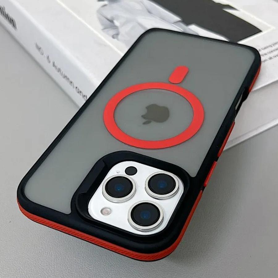 

Роскошный Магнитный Цветной Матовый Полупрозрачный Бронебойный Противоударный Чехол для iPhone 16 13 15 14 12 11 Pro Max Magsafe Беспроводная Зарядка Крышка For iPhone 13
