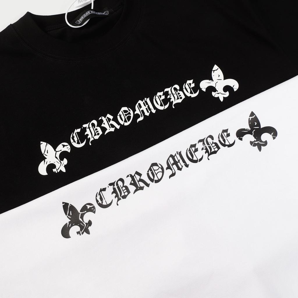 9987 CHROME HEARTS 2025 Sommer Neue Hochwertige Baumwolle Rundhals Lose Große Größe männer und frauen T-shirt Paar t-shirt