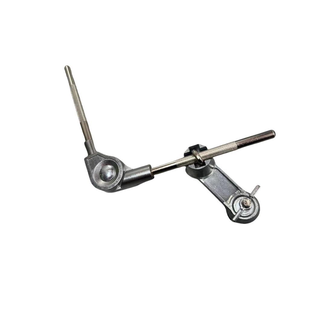 Small Extension Clamp for Drum Rack: Metal Knob with Cymbal Mounting Rod