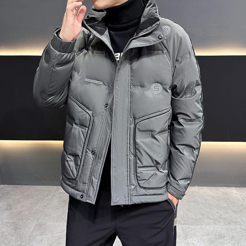 Men's Hooded Winter Down Jacket - Thick, Warm, and Fashionable