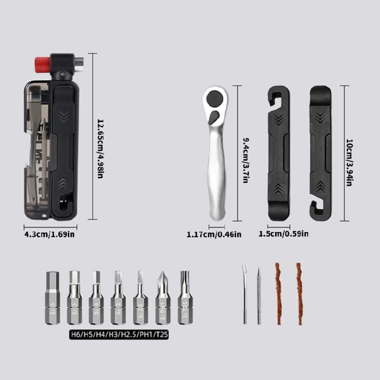 Professional Bike Maintenance Tool With Multiple Head Option Ergonomic Aluminum Bike Wrenches for Various Bolt Size